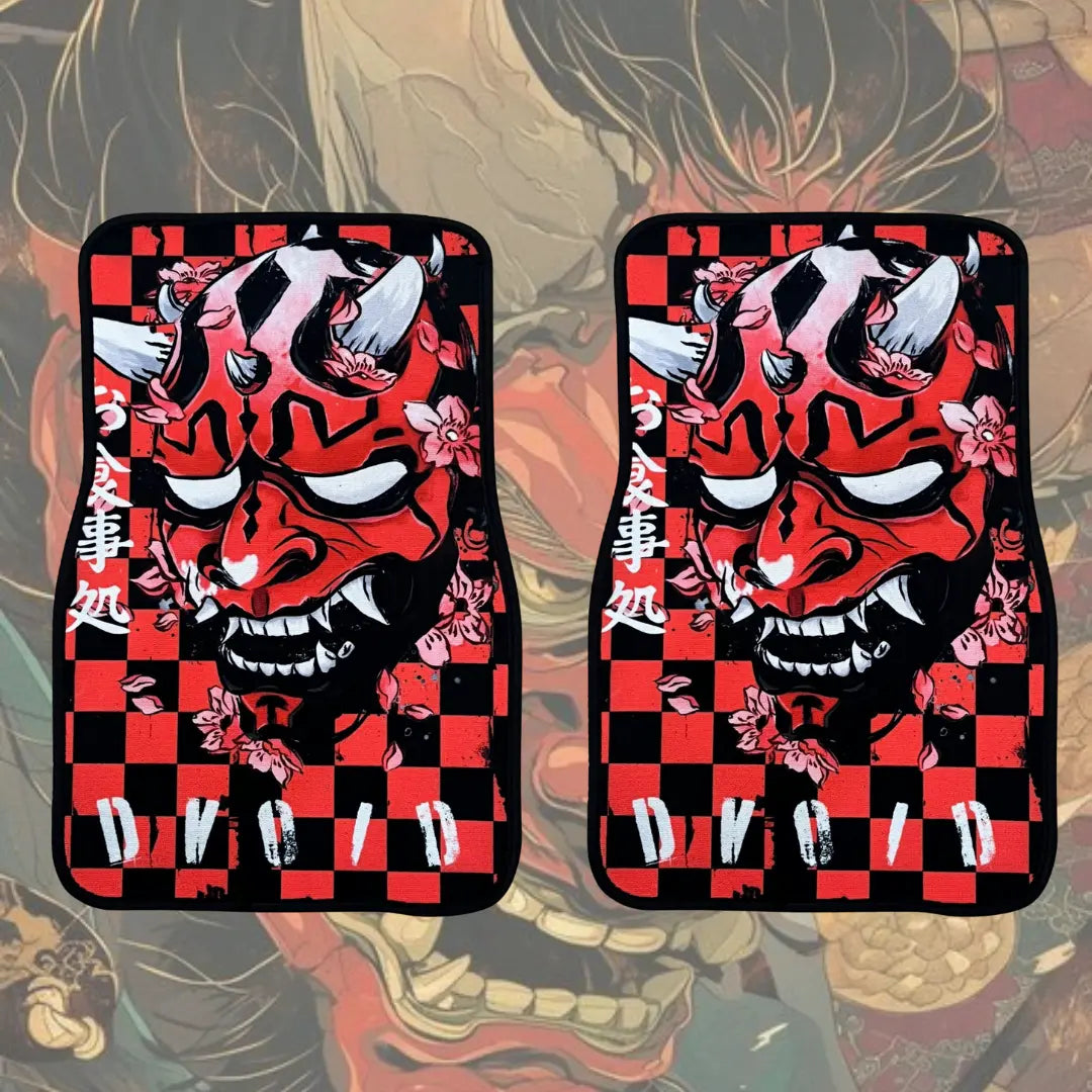 Kurenai Oni car mats