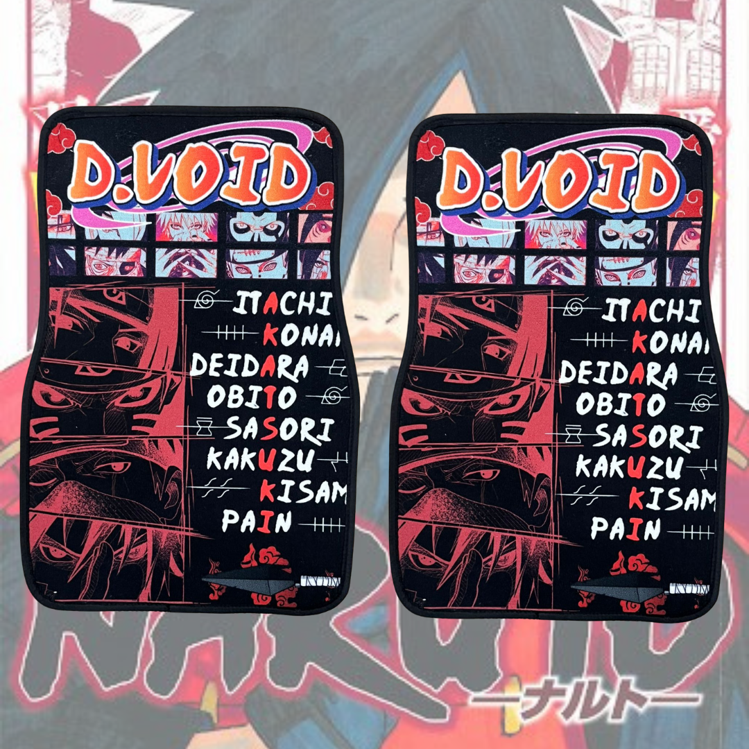 Naruto Itachi uchiha car mats