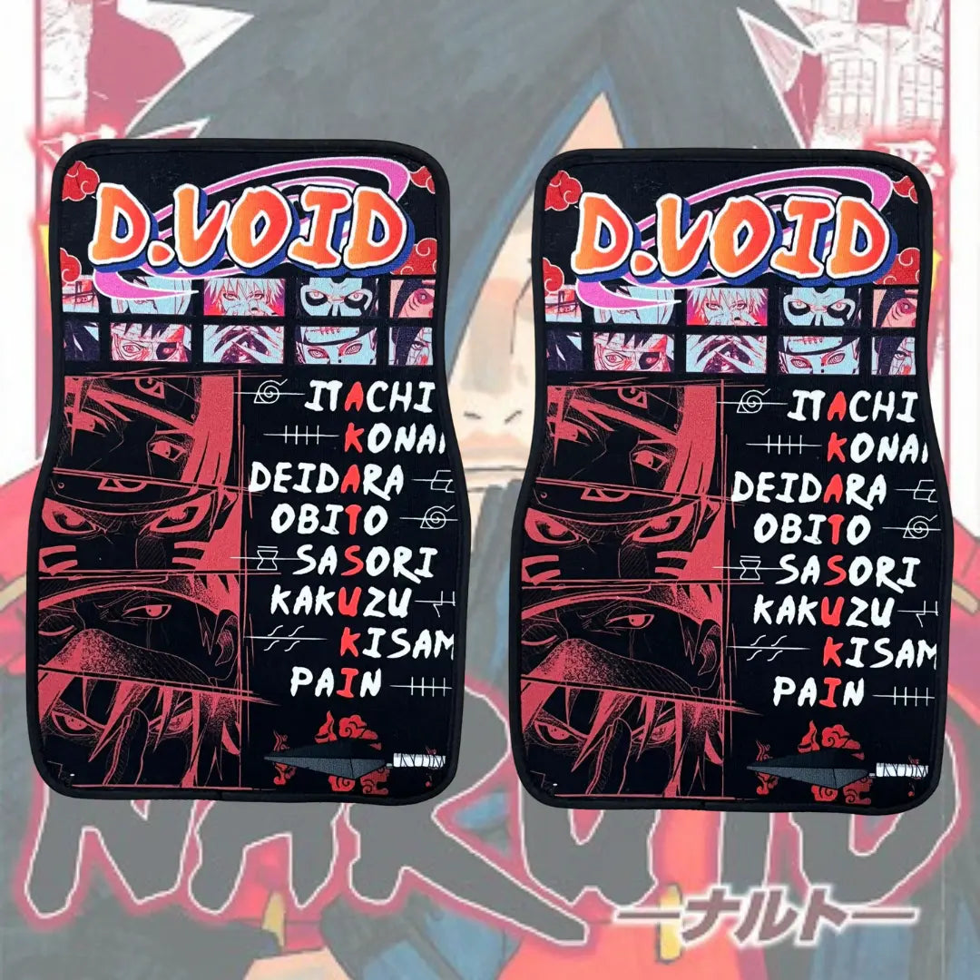 Naruto Itachi uchiha car mats
