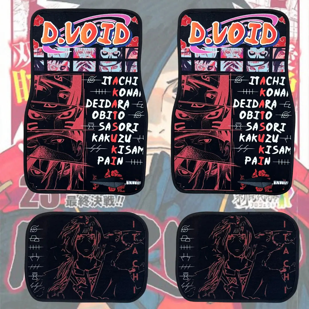 Naruto Itachi uchiha car mats