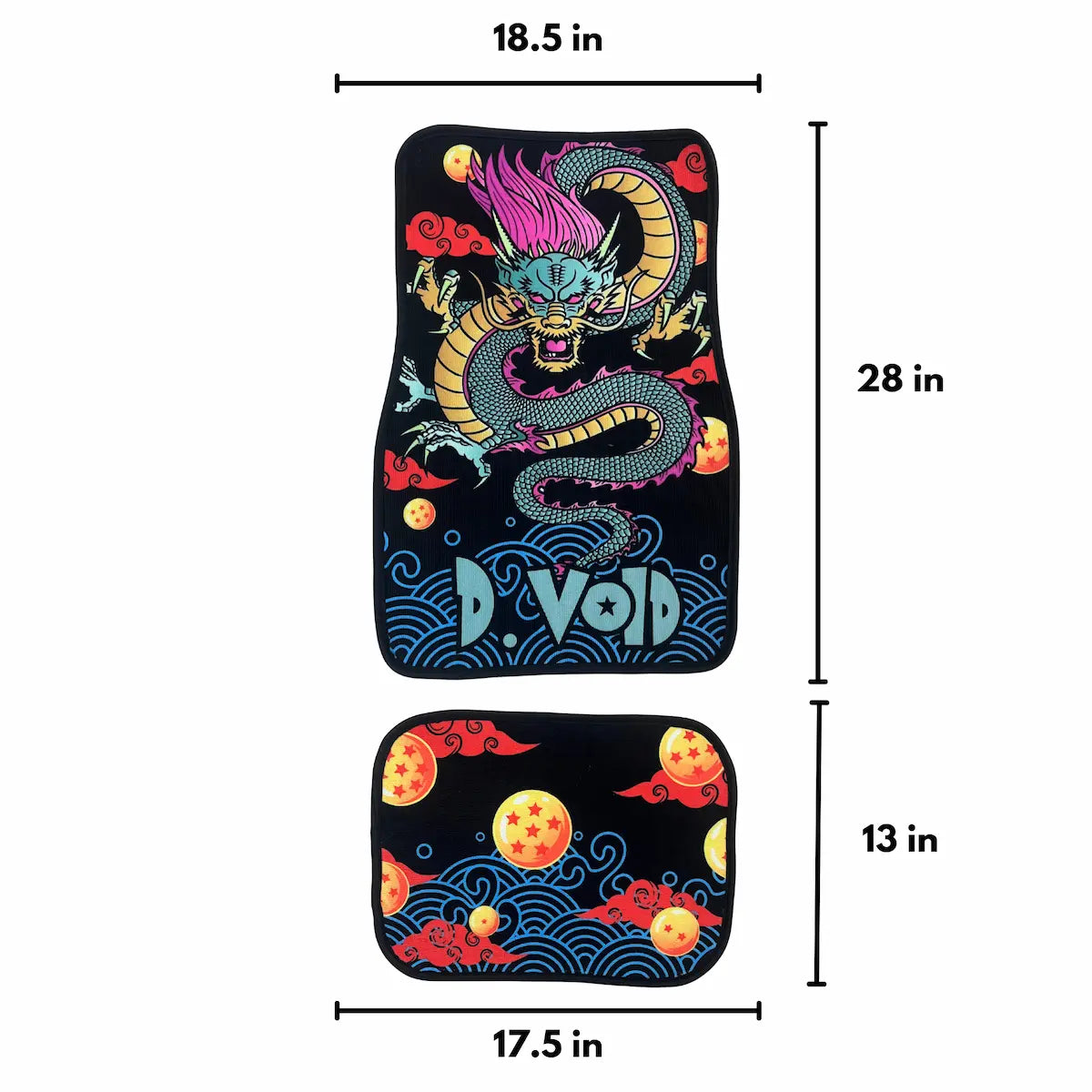 Dragon Ball Z Universal Car Floor Mats