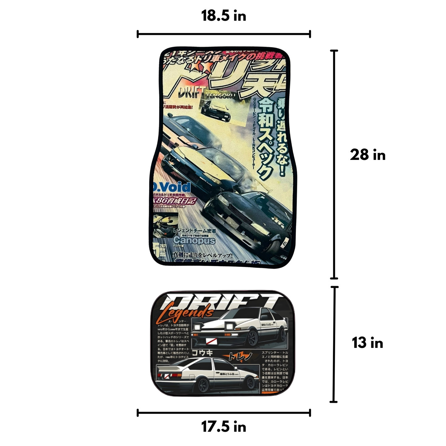 Drift tengoku JDM car mats