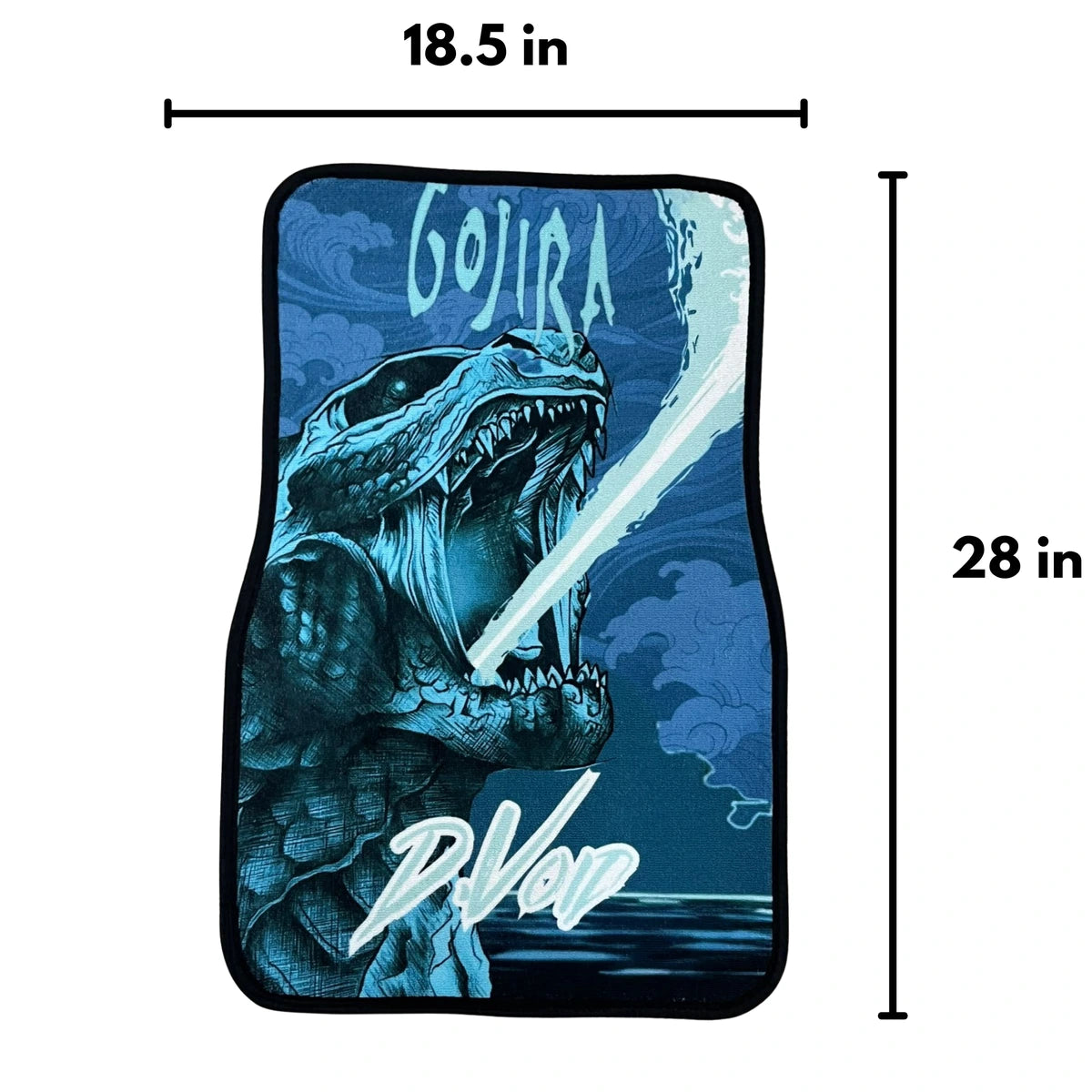 Gojira car mats