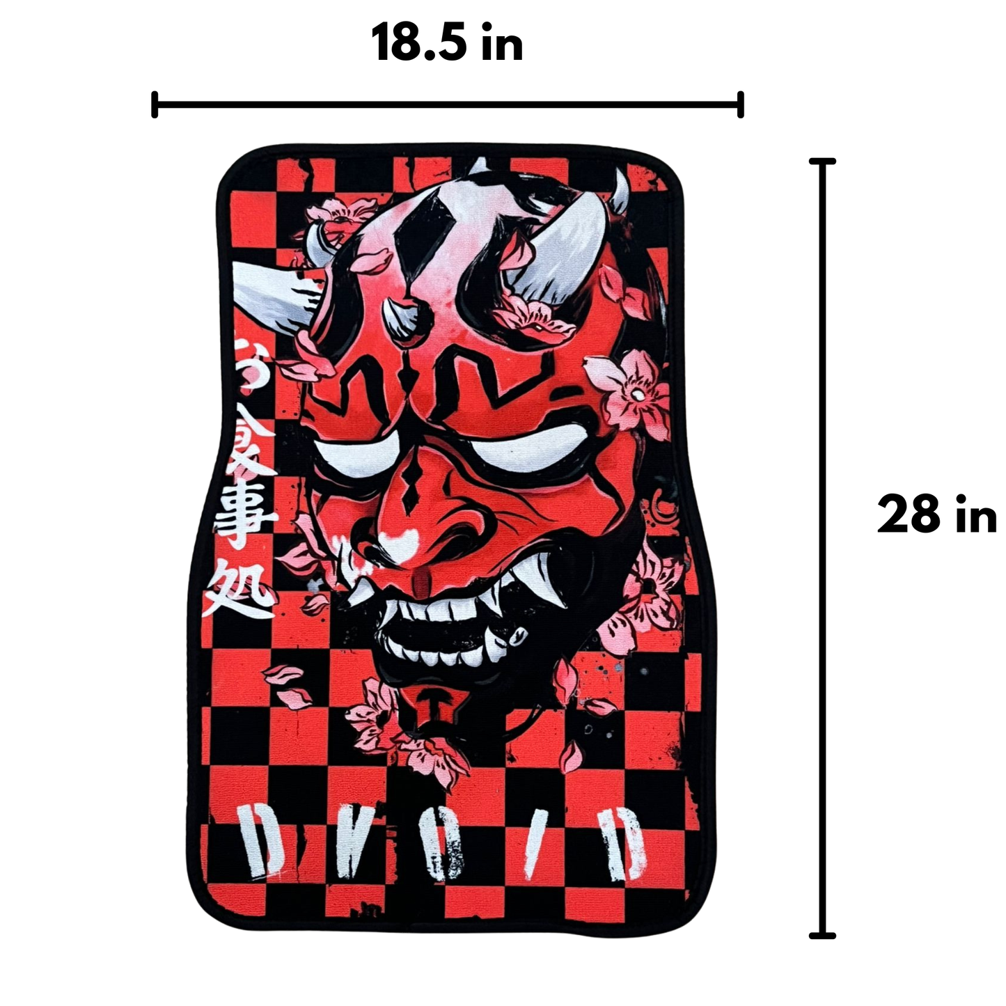 Kurenai Oni car mats