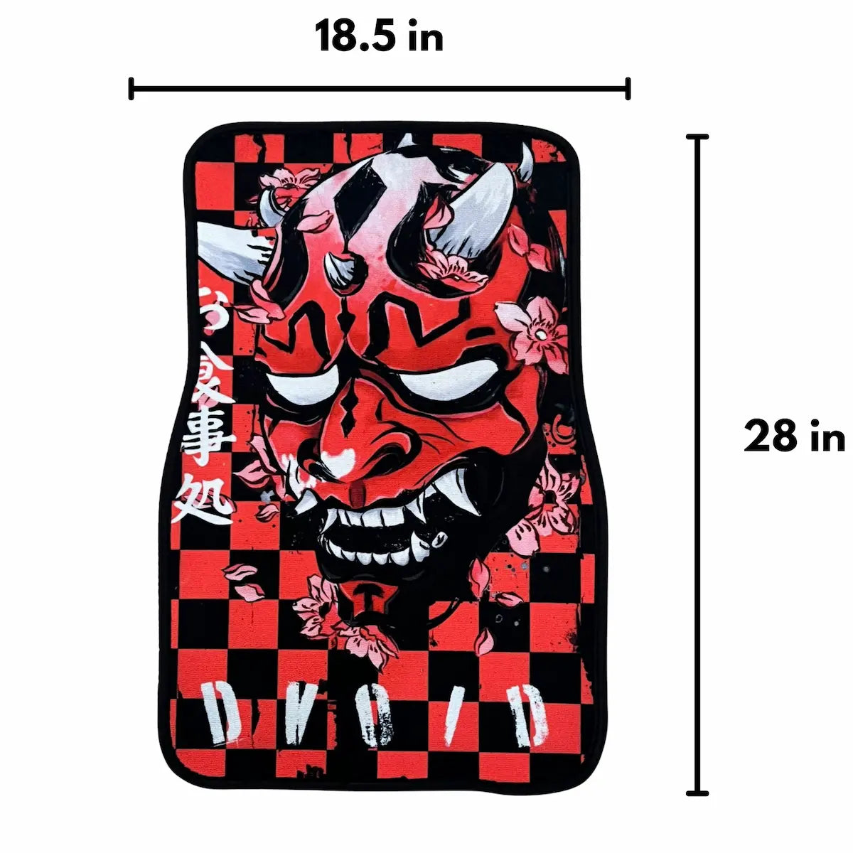 Kurenai Oni car mats