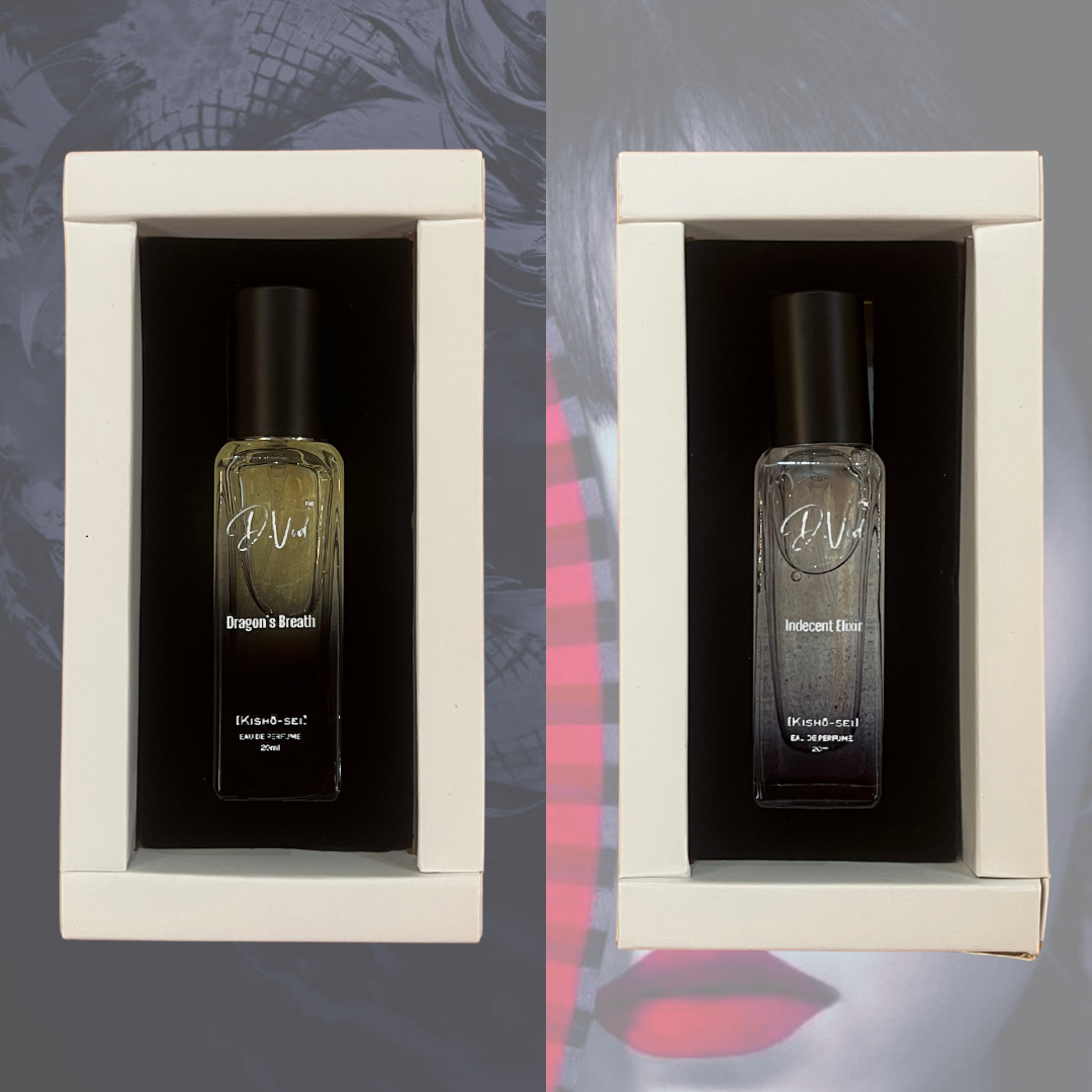 Dragons's breath + Indecent elixir spray car air freshner combo pack