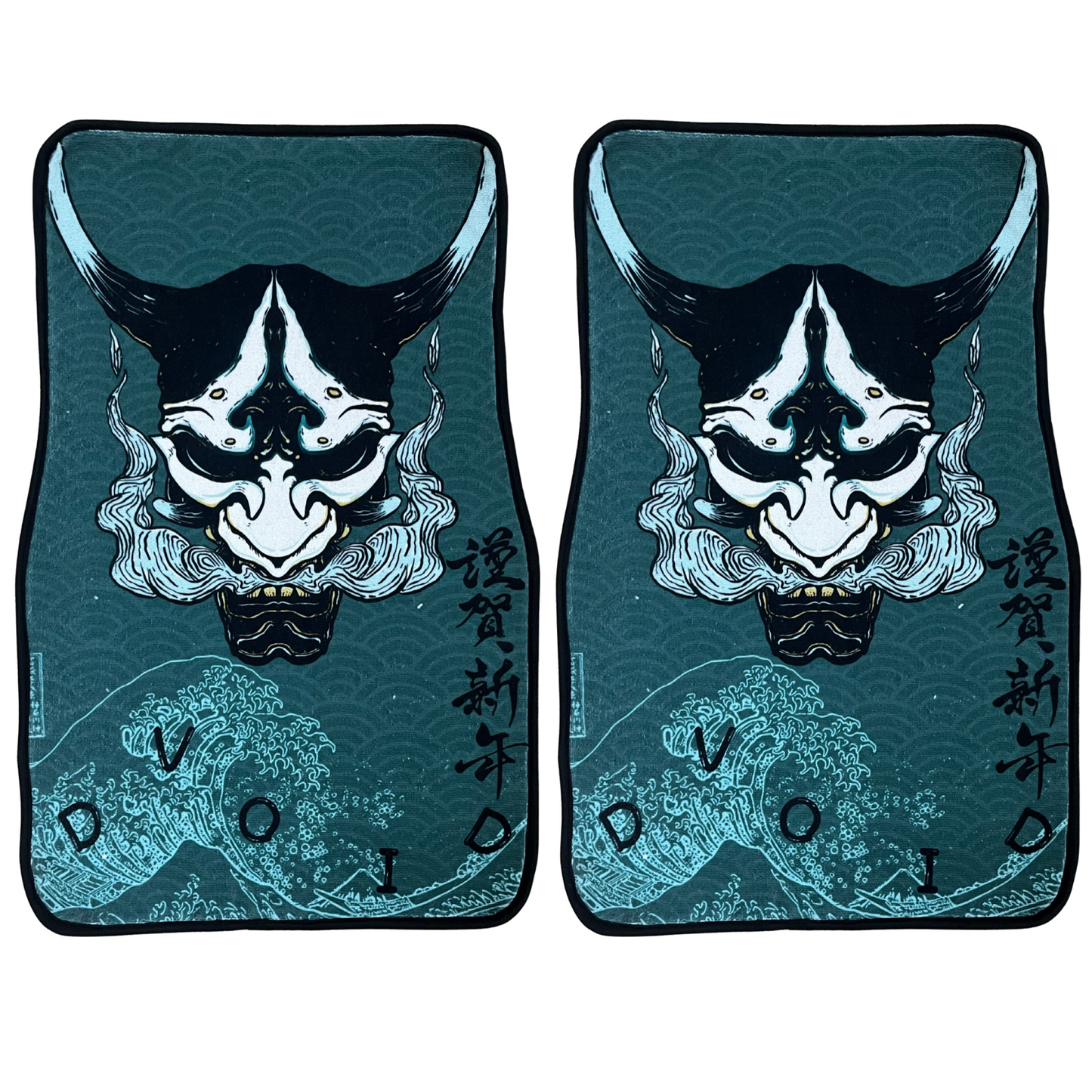 Japanese demon Oni car mats