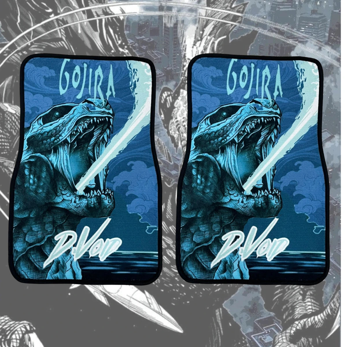 Gojira car mats