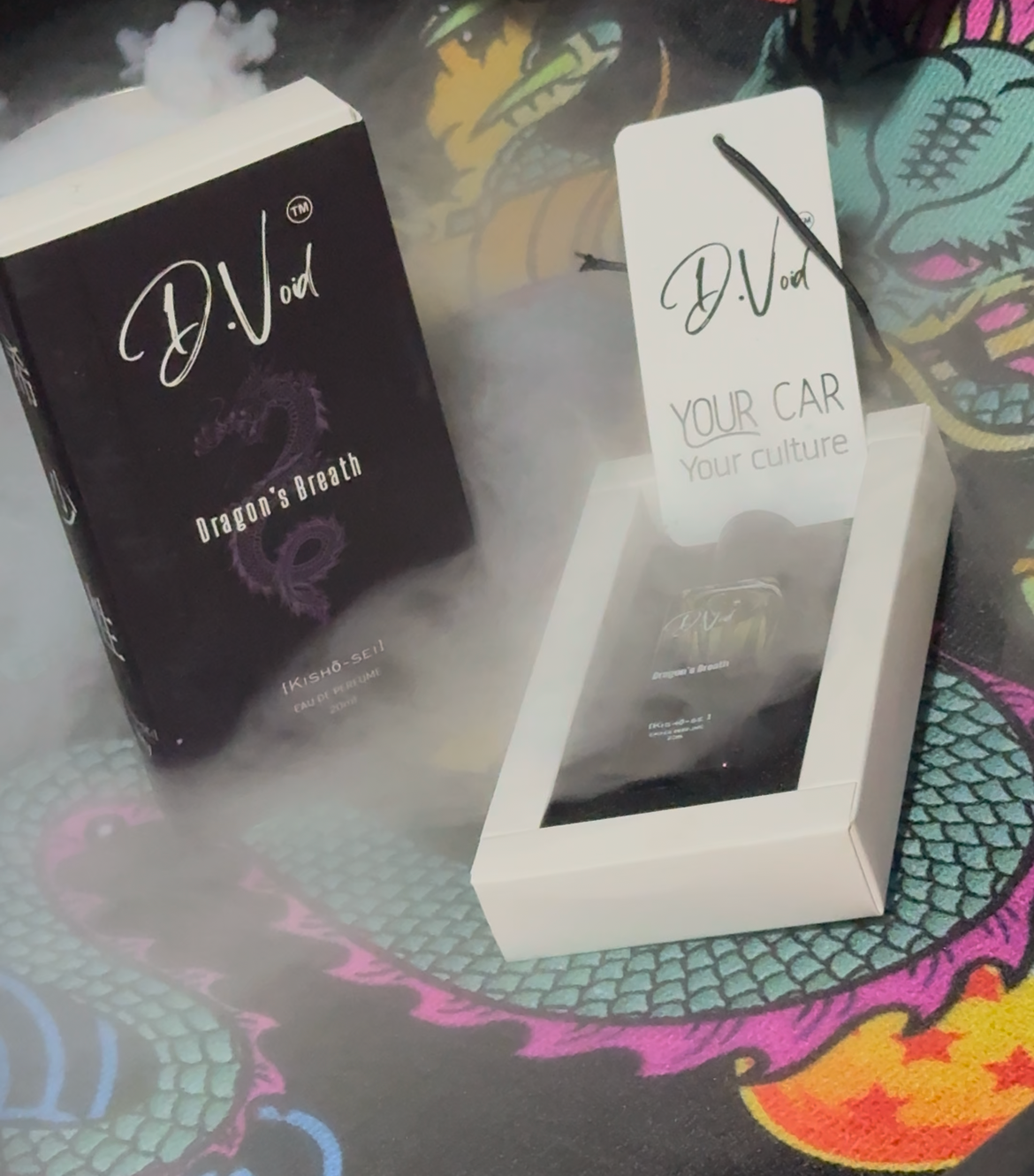 Dragon's breath spray car air freshner