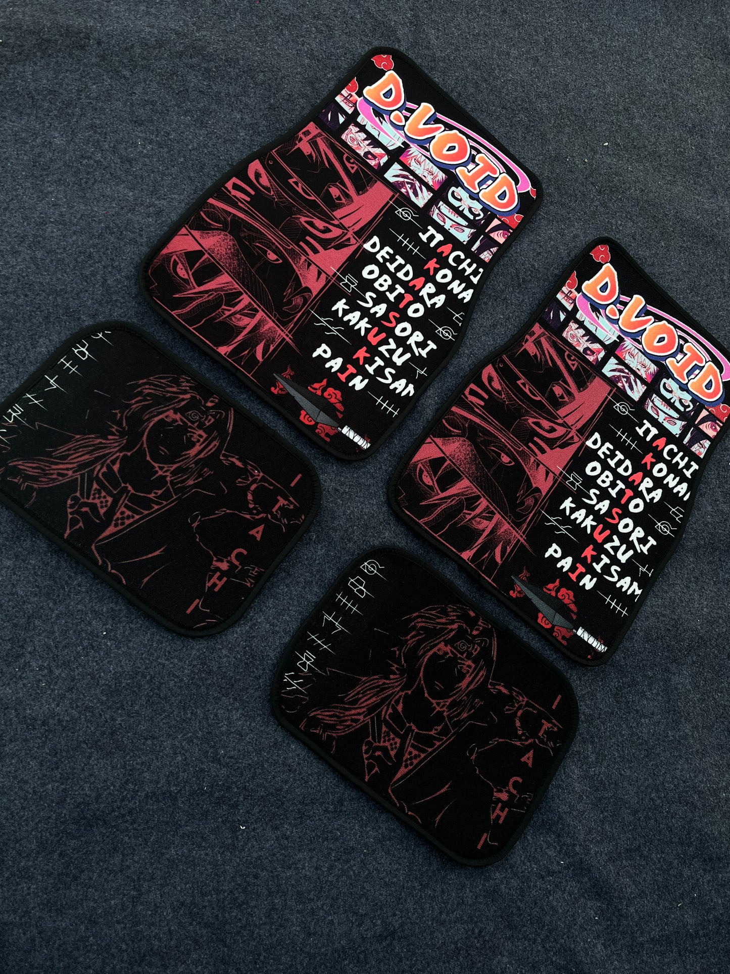Naruto Itachi uchiha car mats