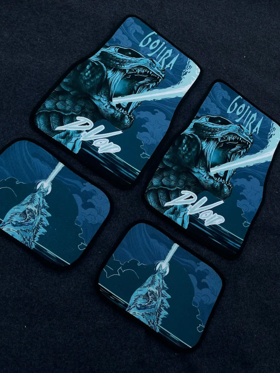 Gojira car mats