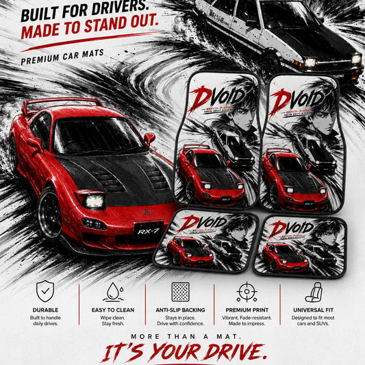 Initial D anime car mats